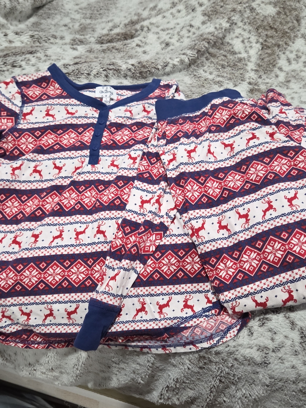 Reindeer Holiday Pajama Set